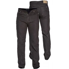 Duke Men's D555 Rockford Carlos Stretch Jeans-Black-60W X 30L