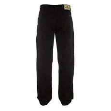 Duke Mens Rockford Comfort Fit Jeans (34R) (Black)