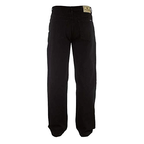 Duke Mens Rockford Comfort Fit Jeans (34R) (Black)
