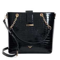 Dune DAIMEN Croc-Effect Tote One Size Shoulder Bag Dune DAIMEN Croc-Effect Tote One Size Shoulder Bag