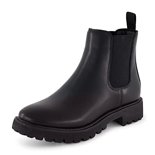 Dunes Women's Dalya Chelsea Boot +Memory Foam black Size: 9.5