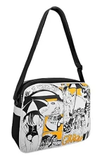 Dunlop Comic Character Unisex Mens Womens Sports Messenger School College Gym Bag White