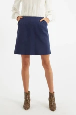 Dylan Baby Cord A Line Mini Skirt Navy