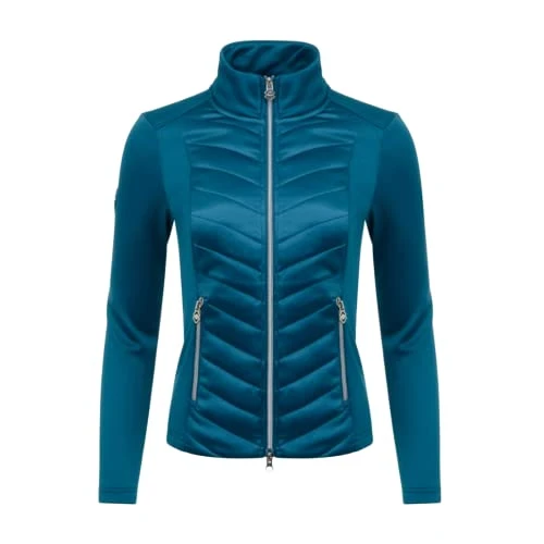 Dynamique Jacket in Marine - Women's Lightweight Breathable Horse Riding Jacket - 2-Way Zip - Zip Po