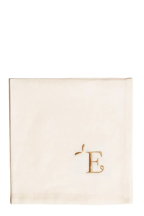 E Letter Napkin