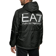 EA7 Logo Series Bomber Jacket - Black -L