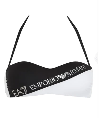 EA7  Women's 2-Piece Bikini Set, black / white, S