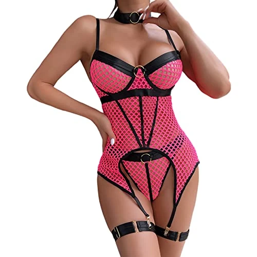 Early Day Prime Deals Today 2024 Lingerie Set Sexy Warm Pajamas Mini Skirt Sexy Lingerie Sets For Women 2 Piece Outfits Women Skirt And Top Sexy Sheer Lingerie For Women Todays Daily Deals Pink