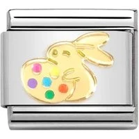 Easter Rabbit with egg charm