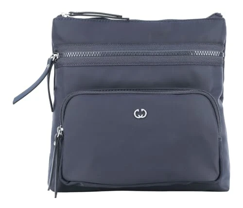 Echoes Nude Handbag, Dark Blue, Size: 24,00x24,00x5,00 cm, Polyester, Nylon