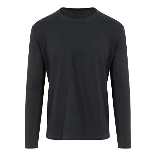 Ecologie Adults Unisex Erawan Organic Long Sleeve Tee (S) (Jet Black)