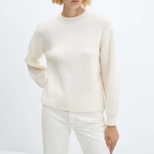 Ecru Knitted Jumper - Cream