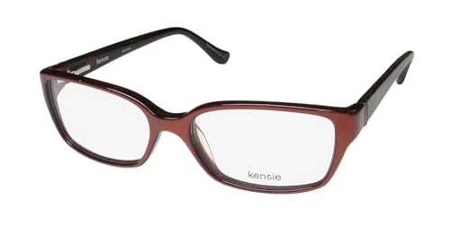 ECSTATIC Maroon Eyeglasses Size51