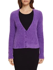 edc by Women's 112cc1i303 Cardigan Sweater, 510/Purple, XS UK edc by Women's 112cc1i303 Cardigan Sweater, 510/Purple, XS UK