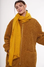 Edie Lightweight Scarf ustard - Mustard