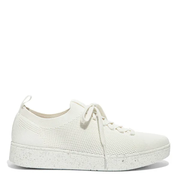 Egret Knit Rally Trainers - Cream