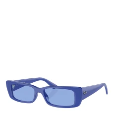 Electric Blue Teru Square Sunglasses 54mm