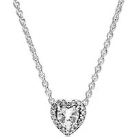 Elevated Heart Necklace - 45cm