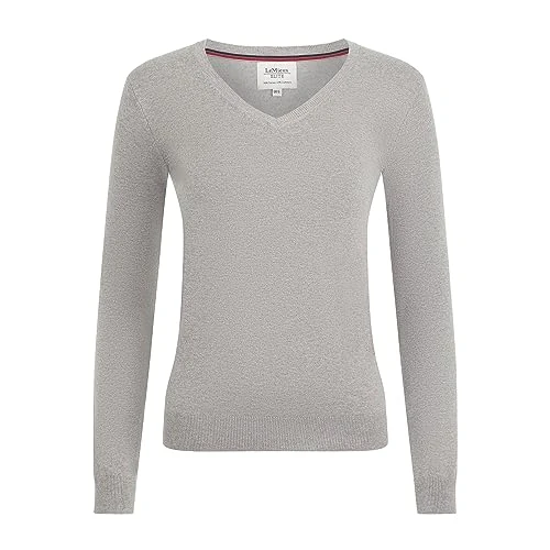 Elite V-Neck Jumper 14 Grey