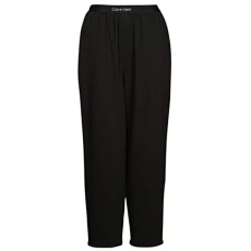 Embossed Icon Cotton Sleep Pant Black