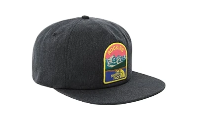 Embroidered Earthscape Ballcap Tnf Dark Grey Heather One Size, Tnf Dark Grey Heather, One size