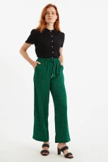 Emmanuella 60s Patchwork Print Pyjama Style Trouser