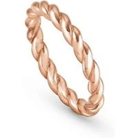 Endless Rose Gold Rope Ring Size 55 - Ring Size 55