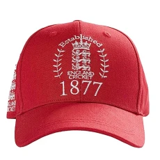Eng Cricket Contemporary Core Baseball Cap | Savvy Red | One Size Eng Cricket Contemporary Core Baseball Cap | Savvy Red | One Size