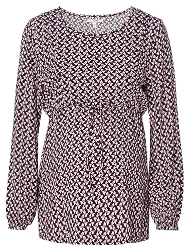 ESPRIT Women's Blouse Nursing Long Sleeve All-Over Print, White-103, 18