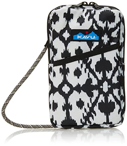 Essential Case Zip Crossbody Wallet with Rope Strap -Ink Blot