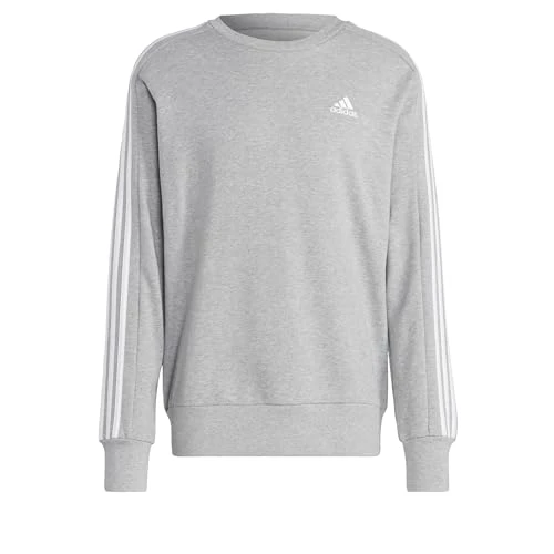 Essentials French Terry 3-Stripes Sweatshirt Men's (Pack of 1)