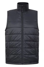 Essentials Mens Padded Gilet - Water-resistant Sleeveless Jacket with Padded Insulation & Central zip - For Autumn Winter, Camping & Outdoors Black XL Essentials Mens Padded Gilet - Water-resistant Sleeveless Jacket with Padded Insulation & Central zip - For Autumn Winter, Camping & Outdoors Black XL