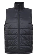 Essentials Mens Padded Gilet - Water-resistant Sleeveless Jacket with Padded Insulation & Central zip - For Autumn Winter, Camping & Outdoors Black XL Essentials Mens Padded Gilet - Water-resistant Sleeveless Jacket with Padded Insulation & Central zip - For Autumn Winter, Camping & Outdoors Black XL