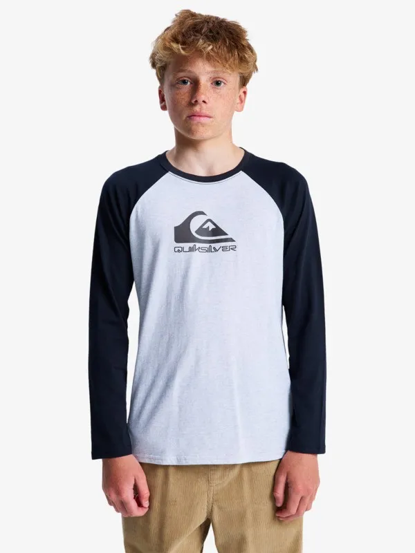 Ev Omni Logo Raglan - Long Sleeve T-Shirt for Boys