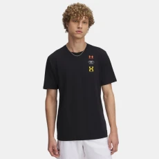EVOL Logo Mens Short Sleeve Black / White / Campus Gold EVOL Logo Mens Short Sleeve Black / White / Campus Gold