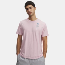 EVOL Logo Mens Short Sleeve Prime Pink / Ether Blue / White EVOL Logo Mens Short Sleeve Prime Pink / Ether Blue / White