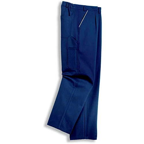 Extra 523 Men's Work Trousers - Dark Blue Men's Cargo Trousers, Navy, 42