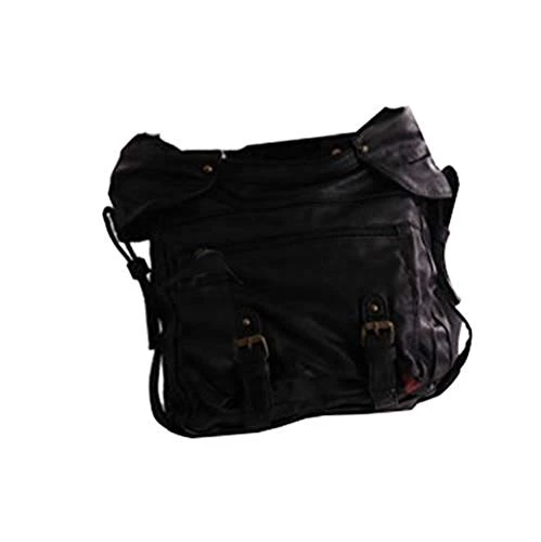Eyecatch - Harriet Faux Leather Cross BodyBag Womens Shoulder Bag Handbag Black