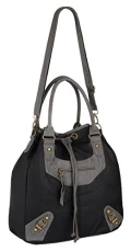 Eyecatch - Jenna Faux Leather Cross Body Duffle Bag ShoulderBag Handbag Eyecatch - Jenna Faux Leather Cross Body Duffle Bag ShoulderBag Handbag