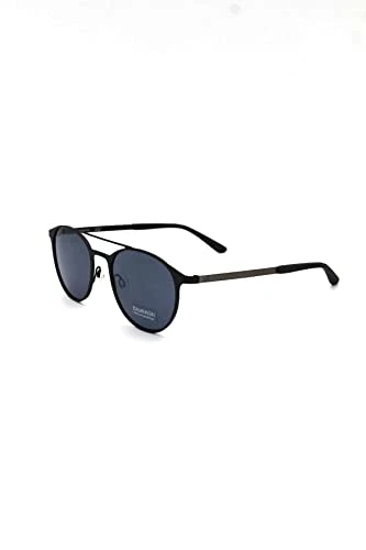 EYEWEAR Men's CK20138S-001 Sunglasses, Matte Black/Solid Blue, 52-20-145