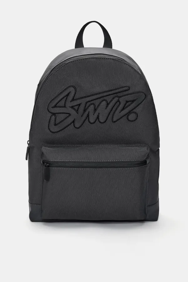 Fabric Stwd Backpack - Grey