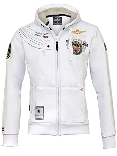 Faero special men's hoodie jacket - White - XL