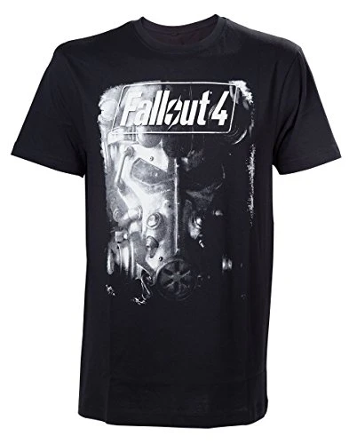 FALLOUT 4 Men's Brotherhood of Steel Short Sleeve T-Shirt, Black, XX-Large