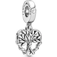 Family Tree Heart Drop Charm