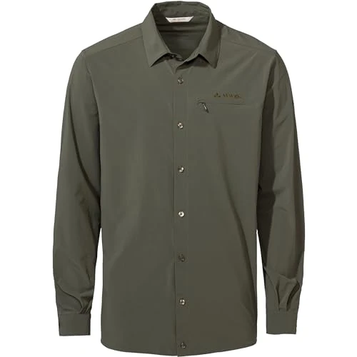 Farley Stretch Long Sleeve Shirt M Green