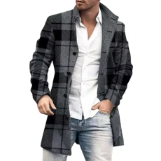 Fashion Coats Sale Denim Jackets Men UK Mens Flying Jacket Knee Length Coat Men Cotton Bomber Jacket Coat Trench Wool Men Korean Jacket Clearance Black