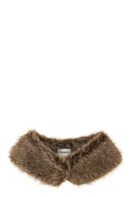 Faux fur collar - Brown