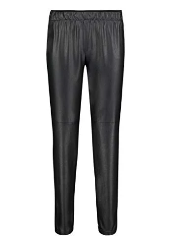 Faux leather leggings black, 38 women