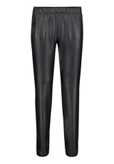 Faux leather leggings black, 38 women