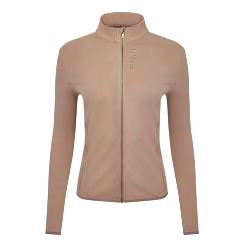 Faye Zip Through Womens Fleece Jacket - Mink 12